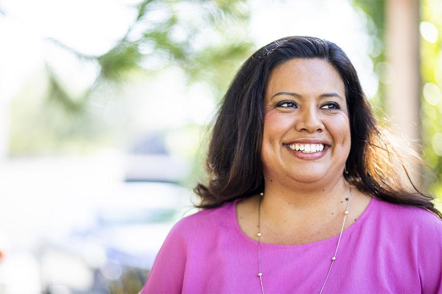 Young Hispanic woman considering bariatric surgery