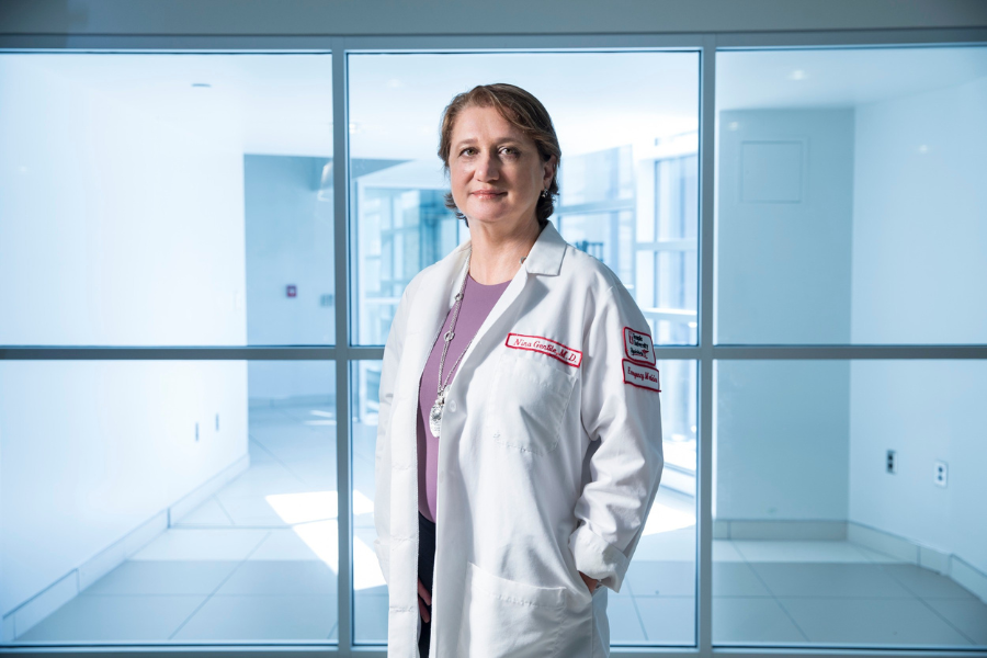 Dr. Nina Gentile, the PI for the ARREST pneumonia and Librexia stroke trials.