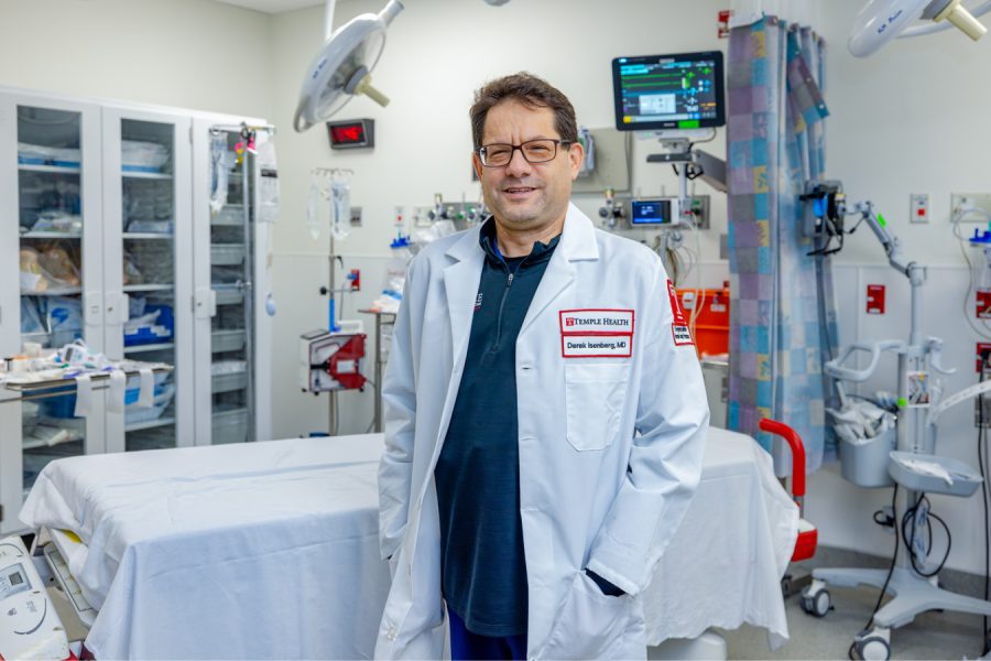 Dr. Derek Isenberg, a member of the Emergency Medicine team behind the trials.