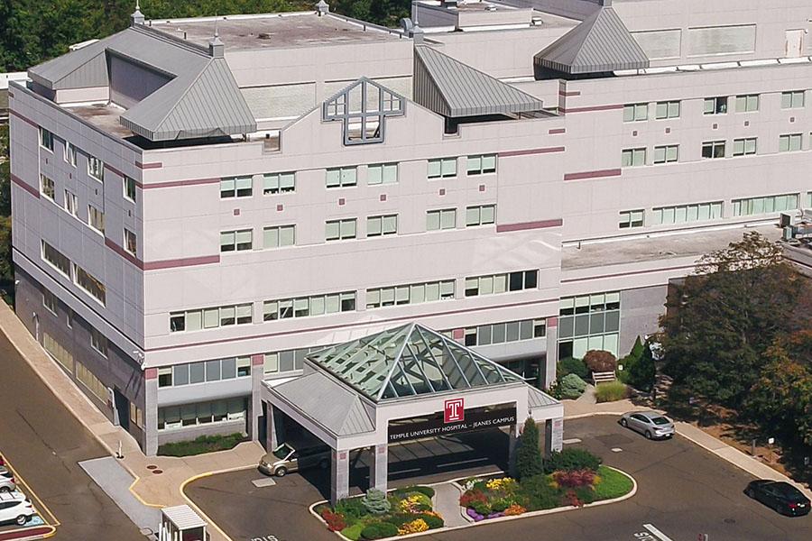 Temple University Hospital – Jeanes Campus front entrance