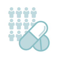 Icon of blue pills