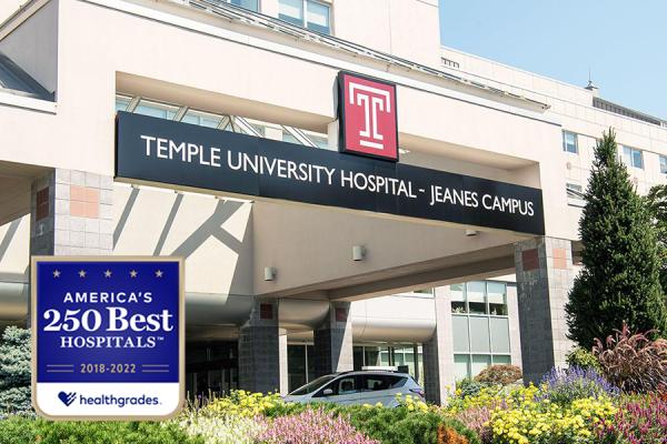 Temple University Hospital - Jeanes Campus ranked among 2022 America’s 250 Best Hospitals.